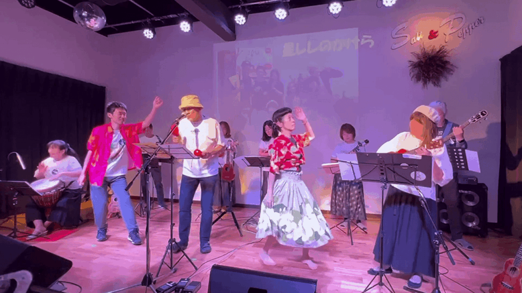 Salt&Pepper　今日も誰かのソロライブ　共演者　星レレのかけら　アンサンブル　ウクレレ　演奏　ダンス