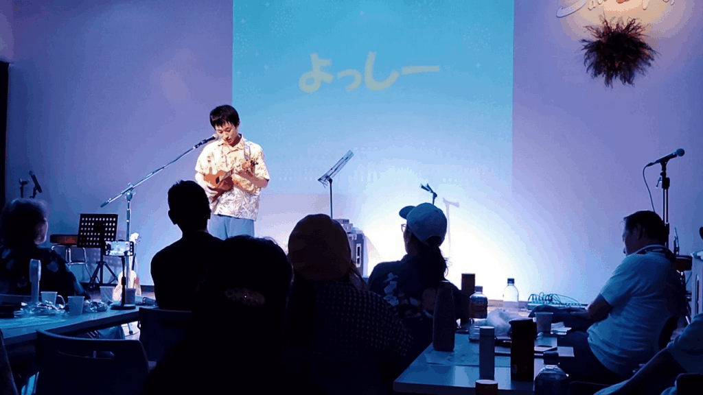 Salt&Pepper　今日も誰かのソロライブ　共演者　よっしー　ウクレレ　ソロ演奏　春よ、来い
